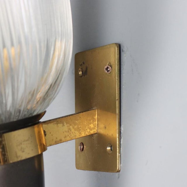 Gold Lamps in the style of Ignazio Gardella, 1950s, Set of 5 For Sale - Image 8 of 11