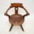 Wood Antique Victorian Gothic Revival Oak Swivel Chair, 1870s For Sale - Image 7 of 11