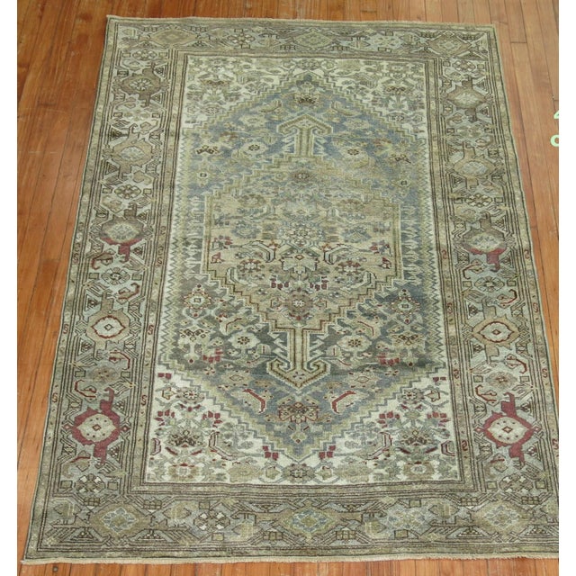 Antique Persian Malayer Rug - 4'2" x 6'5" For Sale - Image 4 of 18