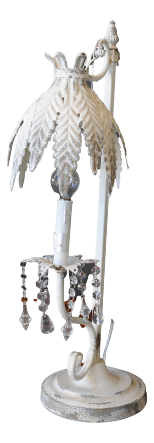 Vintage White Table Lamp