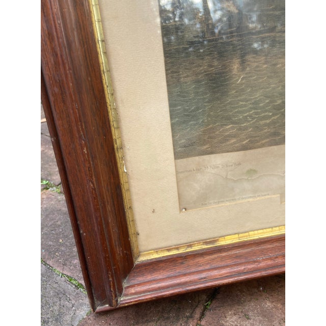 Antique Shearman & Hart Lithograph of Beaufort and Port, Royal, South Carolina - War Between the States For Sale - Image 9 of 12