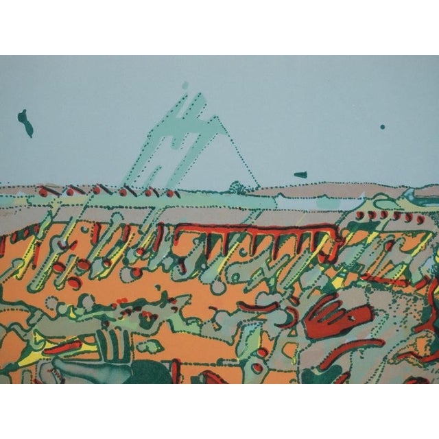 Jean-Pierre Vielfaure: Chaos, Lithograph For Sale - Image 7 of 9