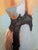 Contemporary Black Hat Oil Painting 12x24" For Sale - Image 3 of 5