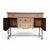 Early 1900s Tiger Oak Sideboard With Scalloped Apron and Turned Legs For Sale - Image 10 of 10