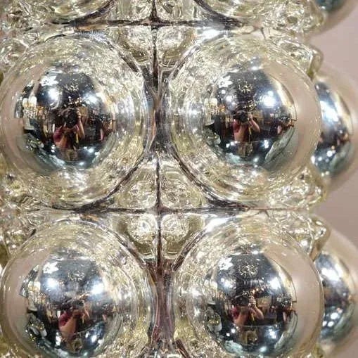 Glass is marked 1972. They were restored with new brass hardware, double sockets with adjustable height. Excellent vintage...