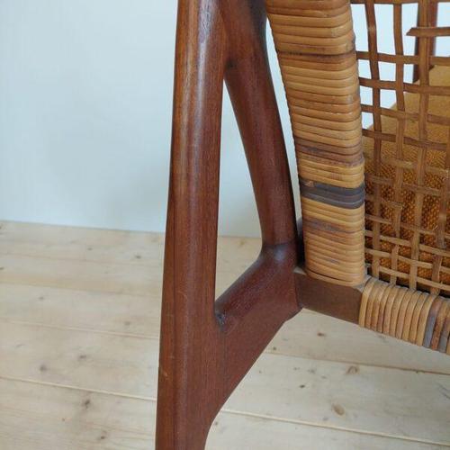 Teak Armchair by Erik Andersen and Palle Pedersen for Horsnaes Møbler, Denmark, 1950s For Sale - Image 3 of 7