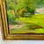 1950s Vintage Impressionist Americana Folk Art Original Oil Landscape Painting, Artist Signed. For Sale - Image 9 of 11