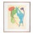 “Falling Forms” Abstract Relief Print by Walter Sorge For Sale