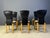 Black Vintage Pelope Dining Chairs by Francesco Binfarè for Cassina, 1990s, Set of 6 For Sale - Image 8 of 16