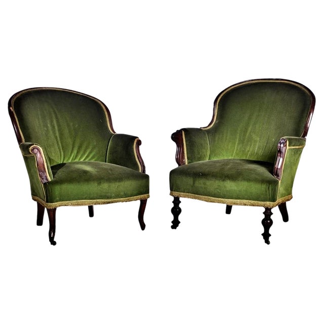 Set of 19th Century English Bergeres For Sale