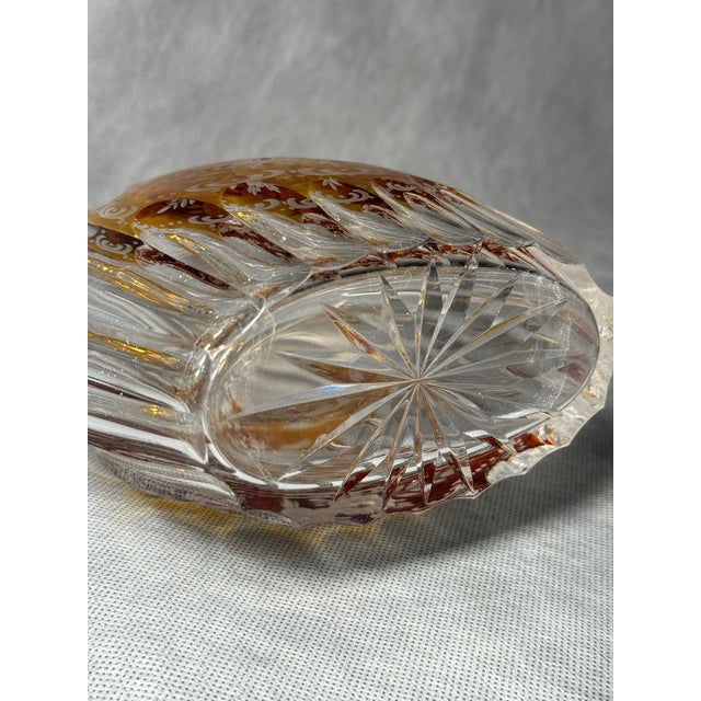 Art Deco Crystal Carafe from Josephinenhütte Glassworks, 1930s For Sale - Image 11 of 12