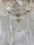 Metal 20th Century Traditional Crystal Chandelier-5 Arm For Sale - Image 7 of 10