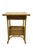 Rustic Vintage Wicker Tiered Side Accent End Table With Basket Insert For Sale - Image 3 of 12