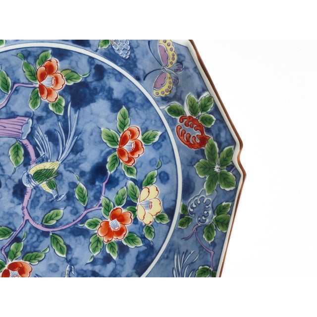 Kozangama Maebata Mino Ware Porcelain Charger, Japan, 1975-1985 For Sale - Image 9 of 15