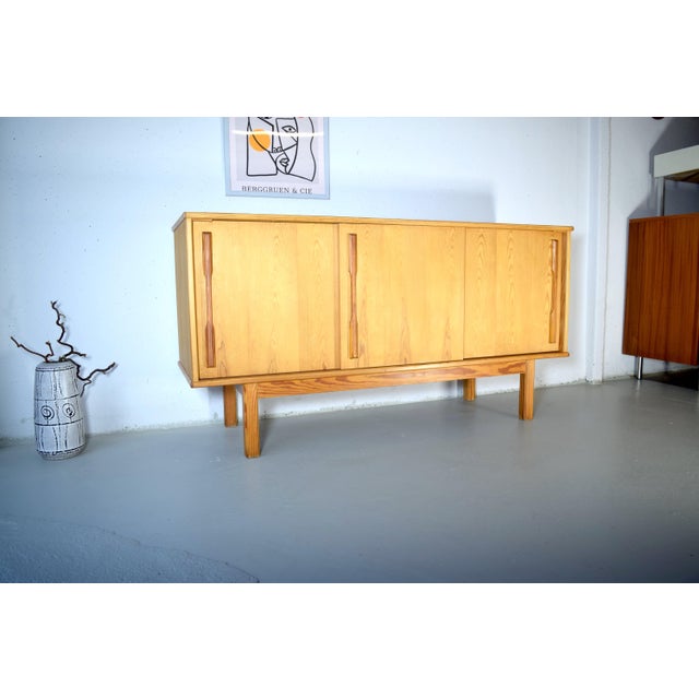Vintage Danish Sideboard in Pine, 1970s For Sale - Image 11 of 11