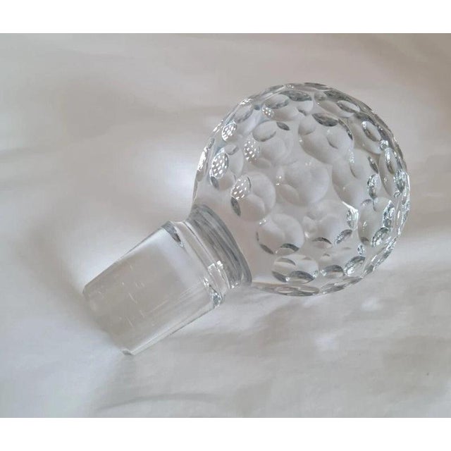 Gold Camelot Silverware Cut Glass Golf Ball Spirit Decanter, 1991 For Sale - Image 8 of 14
