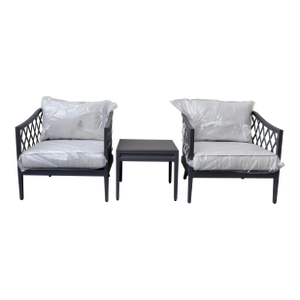 Restoration Hardware Cast Aluminum Lounge Chairs, 3 Pieces