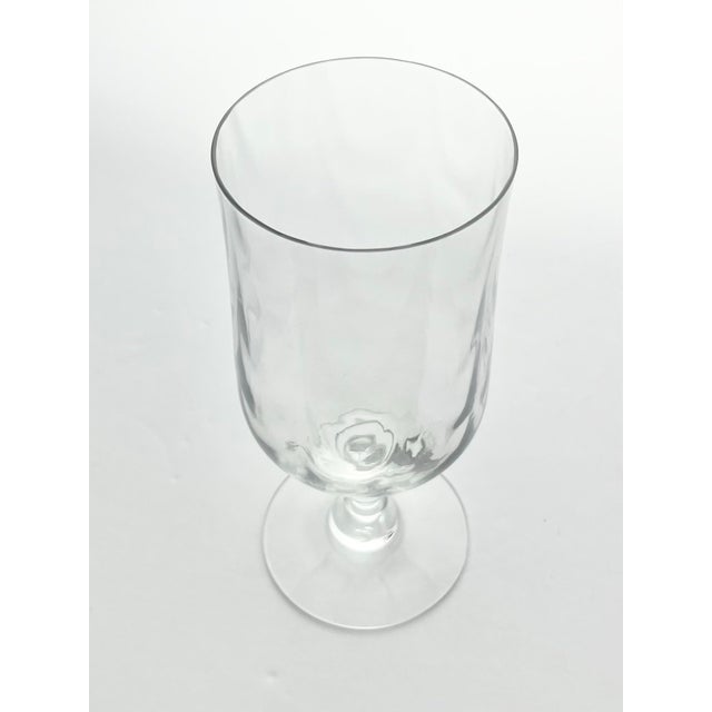 1970s 1970s Fostoria “Festive, Clear” Iced Tea Glasses - Set of 5 For Sale - Image 5 of 6