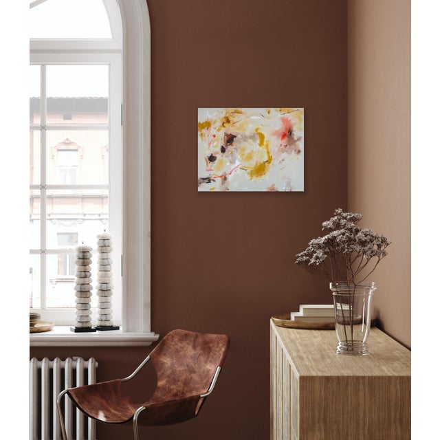 Title: Dancing in Nature 24"h x 30"w acrylic on raw stretched canvas Signed on the front and back by the artist Comes with...