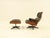 Vitra Set of Vintage Lounge Chair and Ottoman by Charles & Ray Eames for Vitra, 2000s For Sale - Image 4 of 18