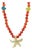 Summer Joy Starfish & Shell Beaded Necklace For Sale