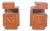 Portuguese Art Deco Bedside Tables, 1920, Set of 2 For Sale