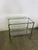 Steel Coffee Table or Serving Cart on Casters, 1980s For Sale - Image 6 of 6
