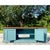 Late 20th Century Vintage Monumental Blue Wash Credenza For Sale - Image 16 of 16