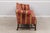 Vintage Camelback Damask Upholstered Sofa For Sale In Philadelphia - Image 6 of 16