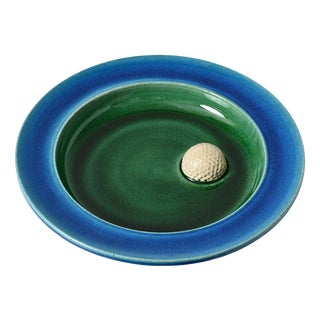 Danish Stoneware Golf Ball Bowl from Kahler, 1960s For Sale