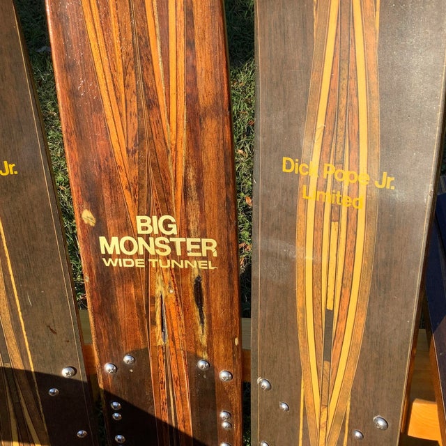 1950s 1950s One of a Kind, Dick Pope Jr Cypress Gardens Water Ski Adirondack Chairs Set of 2 For Sale - Image 5 of 11