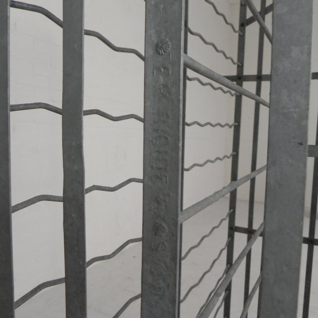Steel Fer Rigid Wine Rack for 300 Bottles, 1950s For Sale - Image 18 of 18