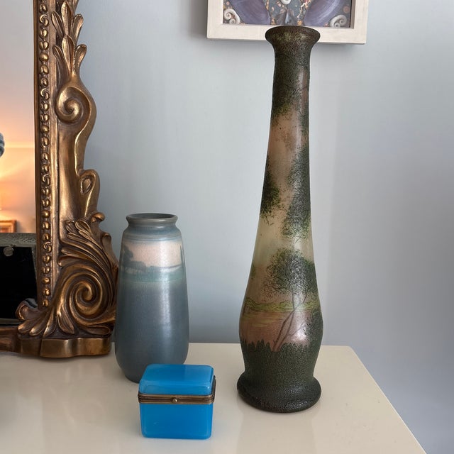 1900s Tall Legras Vase For Sale - Image 9 of 12