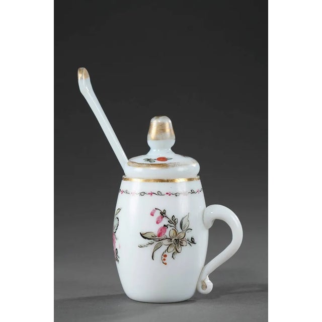 Glass 18th Century Bohemian Opaline Service Set, Set of 5 For Sale - Image 7 of 11