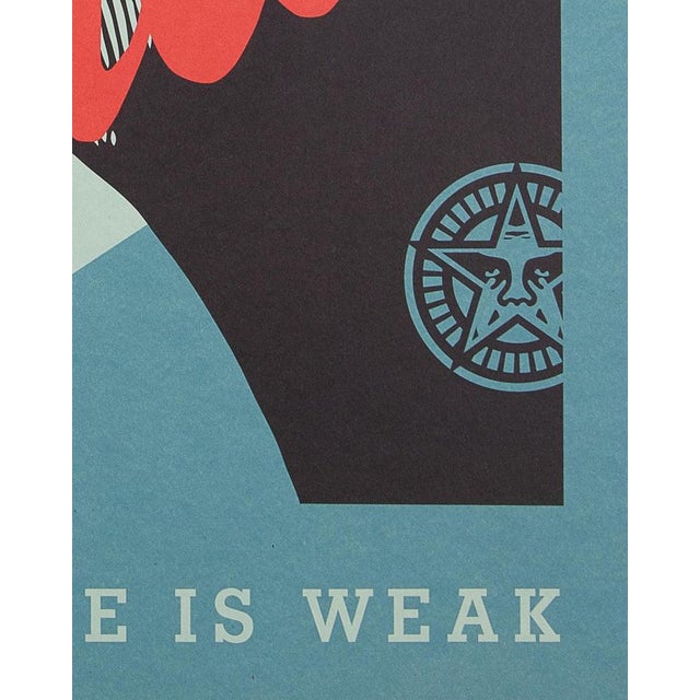 Shepard Fairey, Radical Peace, Lithograph For Sale - Image 4 of 5