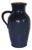 Vintage Ceramic Blue Jug by H. Schulze Crinitz, 1980s For Sale