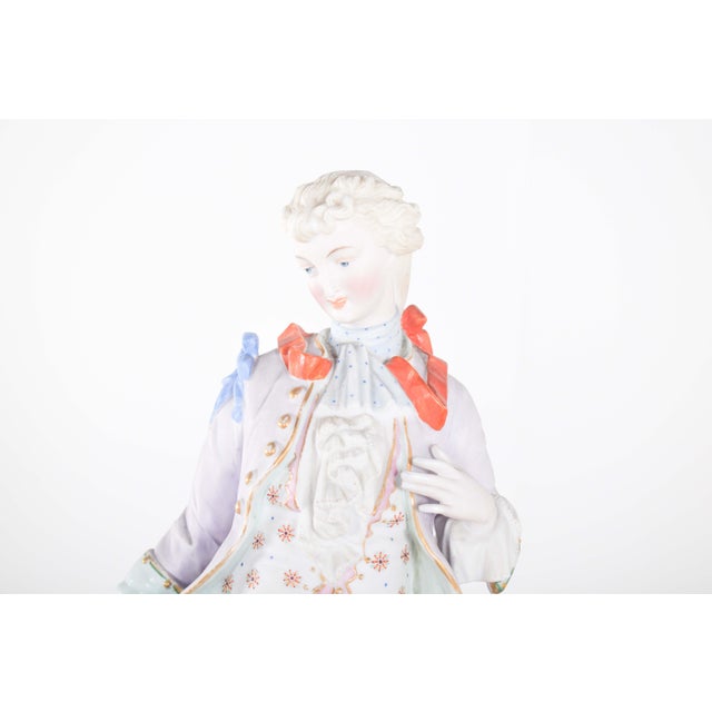 1910s Dresden Porcelain Sculptures, 1910, Set of 2 For Sale - Image 5 of 17