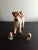 Vintage Bisque Airedale Terrier Doggie With Pups Figurines For Sale In Dallas - Image 6 of 6