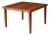 Danish Modern Solid Teak Square Coffee End Table by Glostrup For Sale
