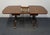 Craddock Furniture Solid Mahogany Traditional Duncan Phyfe Style 70" Drop Leaf Pedestal Dining Table W. Self Storing Leaf For Sale In Kansas City - Image 6 of 12
