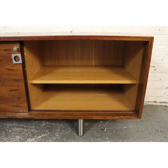 Mid 20th Century Danish Rosewood Sideboard Designed by Bodil Khaer for E. Pedersen & Søn. , Attributed For Sale - Image 14 of 18