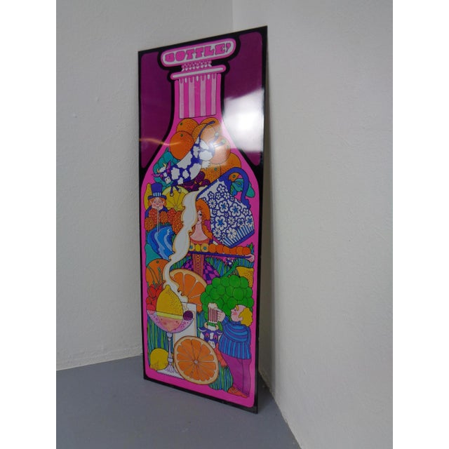 Psychedelic JRM Tinprint Metal Picture by Ivan Ripley, 1960s For Sale - Image 3 of 18