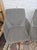 Ligne Roset Set of 4 Ligne Roset Dining Chairs – Stone Grey Mesh & Silver Legs For Sale - Image 4 of 6