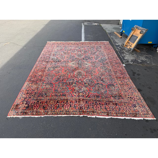 Design Plus Gallery presents an 8ft 8in × 12ft Sarouk Woven Area Rug Sarouk from West Iran. Sarouk carpets are valued for...