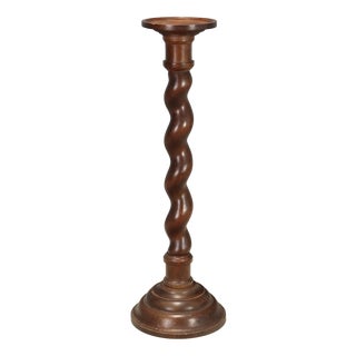 Antique Italian Walnut Plant Stand, 1890s For Sale