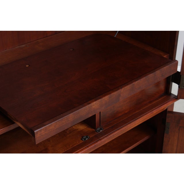 1980s Lexington Bob Timberlake Solid Wood Tv Armoire Cabinet For Sale - Image 5 of 17