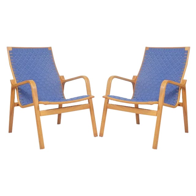 Set of Danish Armchairs attributed to Finn Østergaard for Twig Furniture, 1970s For Sale