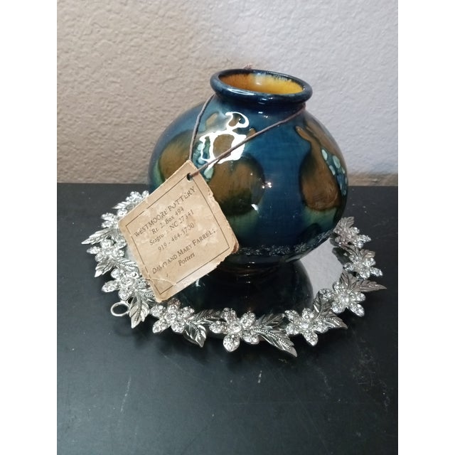 GORGEOUS Signed 6" David Farrel Westmoore NC Art Studio Reactive Glaze Depose Vase. Comes with COA Tag The product is a...