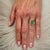 Natural Emerald Diamond Ring 6.5 14k WG 4.62 TCW Certified For Sale - Image 12 of 18