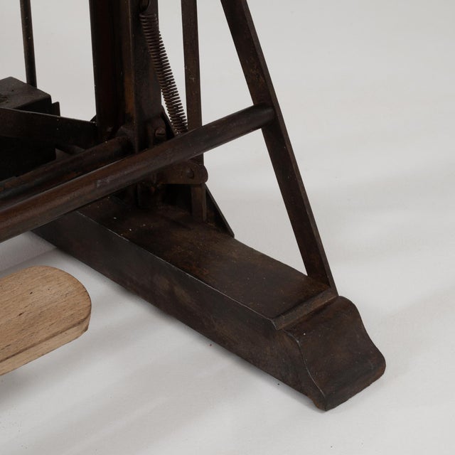 20th Century Belgian Industrial Drawing Table For Sale - Image 14 of 18